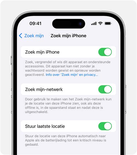 Zoek mijn configureren op een iPhone, iPad of Mac